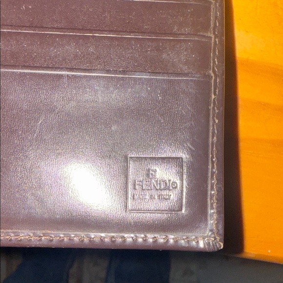 Fendi Black and Brown Logo Wallet - Picture 5 of 8